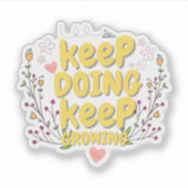 Motivierend Kostenvoranschlag Aufkleber (Vorderseite)