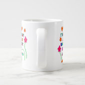 Motivierend Kostenvoranschlag Jumbo-Tasse (Rückseite)