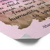 Motivierend Kostenvoranschlag Poster (Ecke)