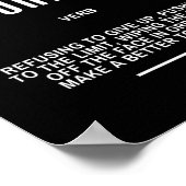 Motivierend Kostenvoranschlag Poster (Ecke)