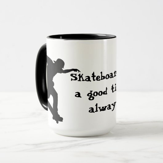 Motivierend Kostenvoranschläge für Skateboards imm Tasse (Vorderseite Links)