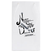 Motivierend Kostenvoranschläge für Standards Kleine Geschenktüte (Rückseite)