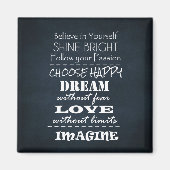 Motivierend Kostenvoranschläge Magnet (Vorne)