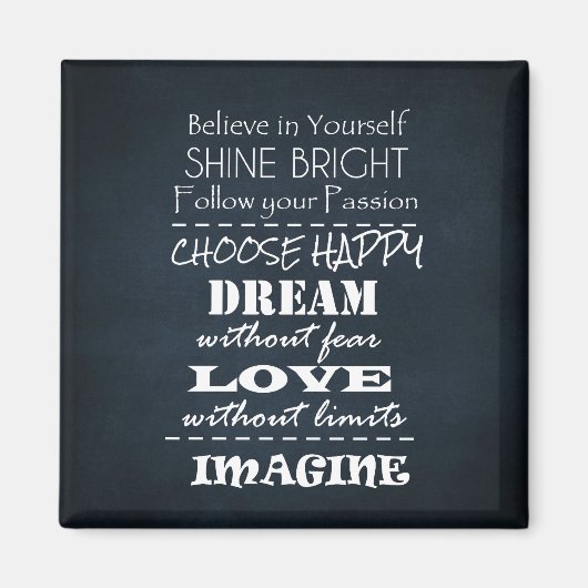 Motivierend Kostenvoranschläge Magnet (Vorne)