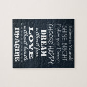 Motivierend Kostenvoranschläge Puzzle (Horizontal)