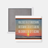 Motivierend Kühlschrank-Magnete Magnet (Vorderseite/Rückseite)