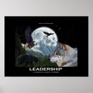 Motivierend Kunst-Poster für Wildlife Leaders Poster