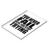 Motivierend Kurserfolg Notizblock (Linke Seite)