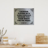 Motivierend Lacrosse Poster 008 (Küche)