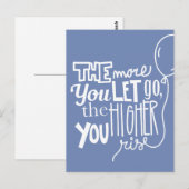 Motivierend Lass-Go-High-Color-Postkarte Postkarte (Vorne/Hinten)