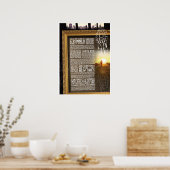 Motivierend- Laufen, Leben Poster (Küche)