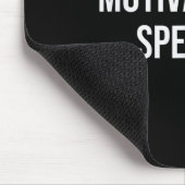 Motivierend Lautsprecher Mousepad (Ecke)
