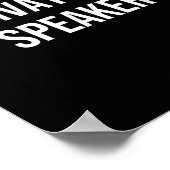 Motivierend Lautsprecher Poster (Ecke)