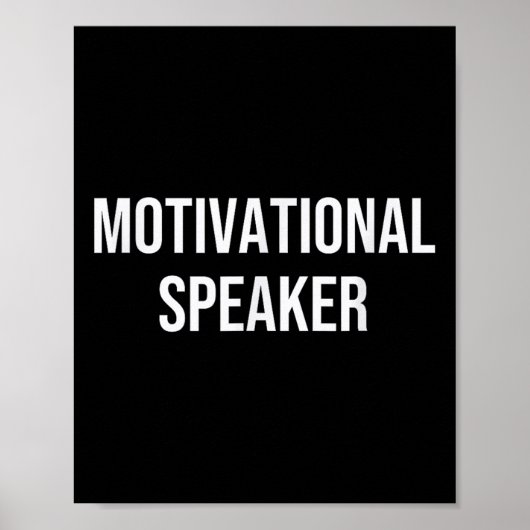 Motivierend Lautsprecher Poster (Vorne)