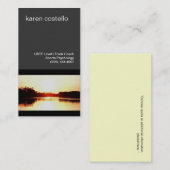 Motivierend Lautsprecher- und Rettungslehrer Golde Visitenkarte (Vorne/Hinten)