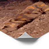 Motivierend Leadership Lion Art Poster Print (Ecke)