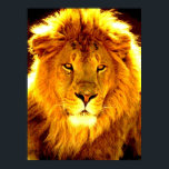 Motivierend Leadership Lion Pop Art Poster<br><div class="desc">Freiheit und Mut Motivierend Bilder</div>