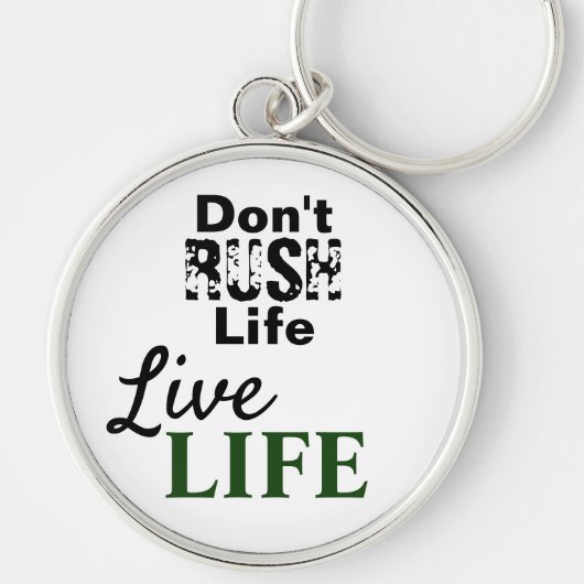 Motivierend Leben Schlüsselanhänger (Vorne)