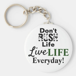 Motivierend Leben Schlüsselanhänger