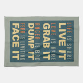 Motivierend Lebensberatung Handtuch (Horizontal)