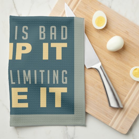 Motivierend Lebensberatung Handtuch (Viertel Falte)