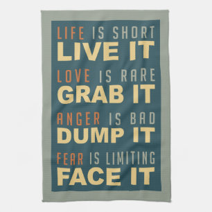 Motivierend Lebensberatung Handtuch