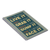 Motivierend Lebensberatungsheft Notizblock (Rechte Seite)