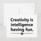 Motivierend Lebensjahr Feiertagspostkarte (Vorne/Hinten)