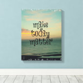 Motivierend Lebenskostenbestätigung Leinwanddruck (Insitu (Holzboden))