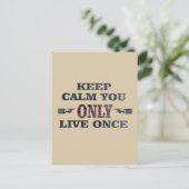 Motivierend Lebensquoten Feiertagspostkarte (Stehend Vorderseite)