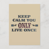 Motivierend Lebensquoten Feiertagspostkarte (Vorderseite)