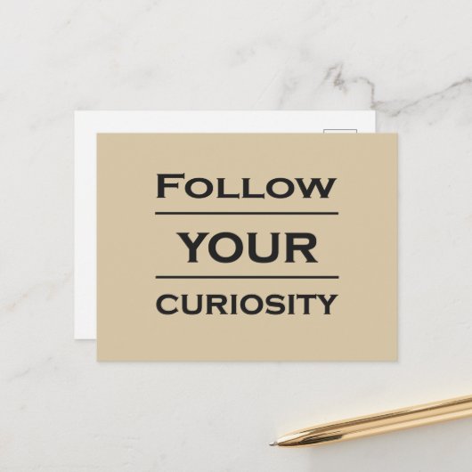 Motivierend Lebensquoten Feiertagspostkarte (Vorderseite/Rückseite Beispiel)