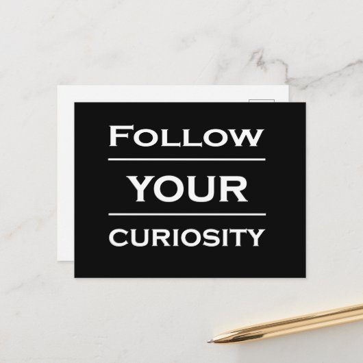 Motivierend Lebensquoten Feiertagspostkarte (Vorderseite/Rückseite Beispiel)