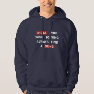 Motivierend Lebensquoten Hoodie