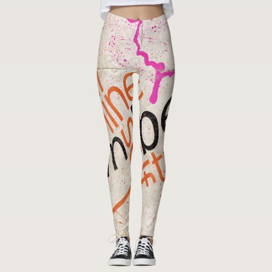 Motivierend Leggings (Vorderseite)