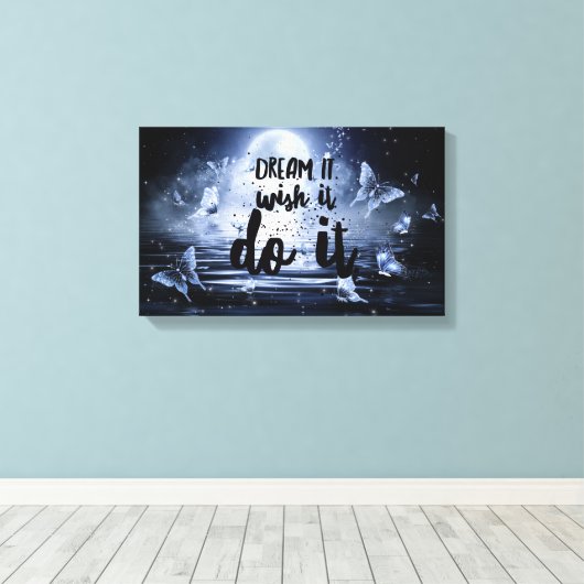 Motivierend Leinwand (Insitu (Holzboden))