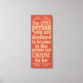 Motivierend Leinwand-Druck Leinwanddruck