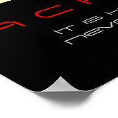 Motivierend Leistung Basketball Sport Poster (Ecke)