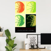 Motivierend Leistung Basketball Sport Poster (Heimbüro)