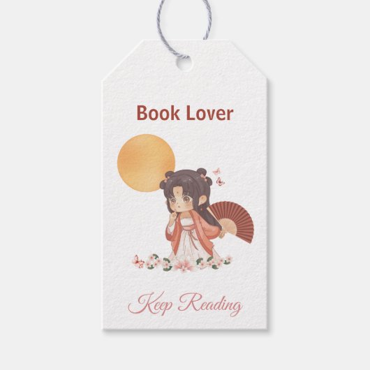 Motivierend Lesezeichen Geschenkanhänger (Vorderseite)