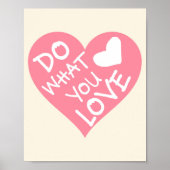 Motivierend Liebe Zitat ästhetische Trendsetter Poster (Vorne)