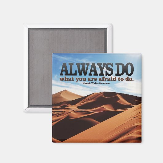 Motivierend Magnet immer (Vorderseite/Rückseite)