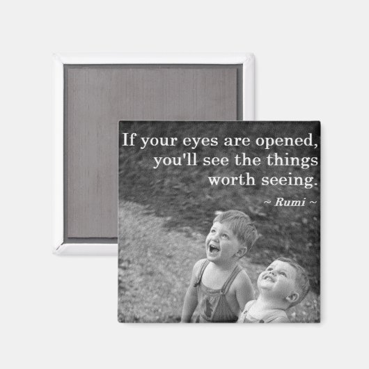 Motivierend Magnete: Rumi Magnet (Vorderseite/Rückseite)