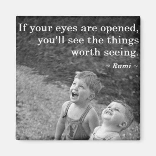 Motivierend Magnete: Rumi Magnet (Vorne)