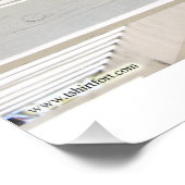 Motivierend Make it to Top Cat Sprichwort Poster (Ecke)