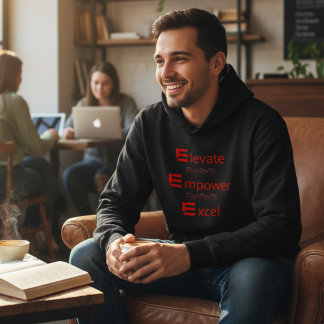 Motivierend Männergrundhemd Hoodie