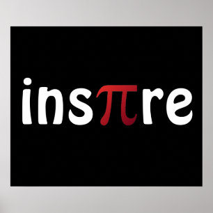 Motivierend Mathe Inspirierte Pi Poster