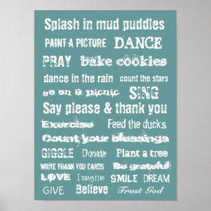 MOTIVIEREND Mauer von TRUST GOD MURAL Poster