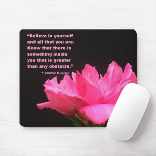 Motivierend Mausunterlage Mousepad (Mit Mouse)