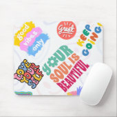 Motivierend Mehrfarbigkeit Mousepad (Mit Mouse)